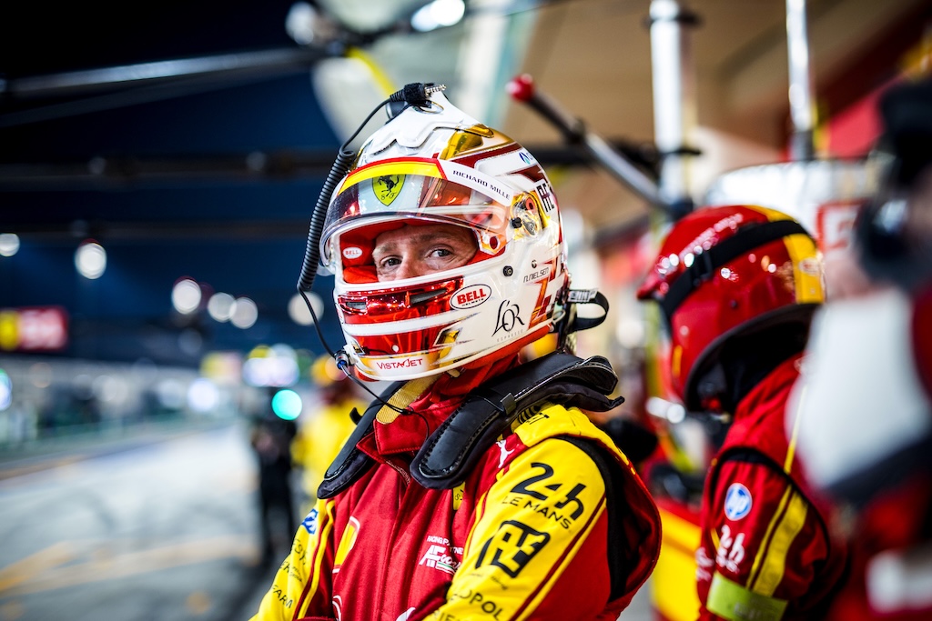 Nicklas Nielsen på VM-podiet for tredje år i træk.
(Foto: Ferrari Media)